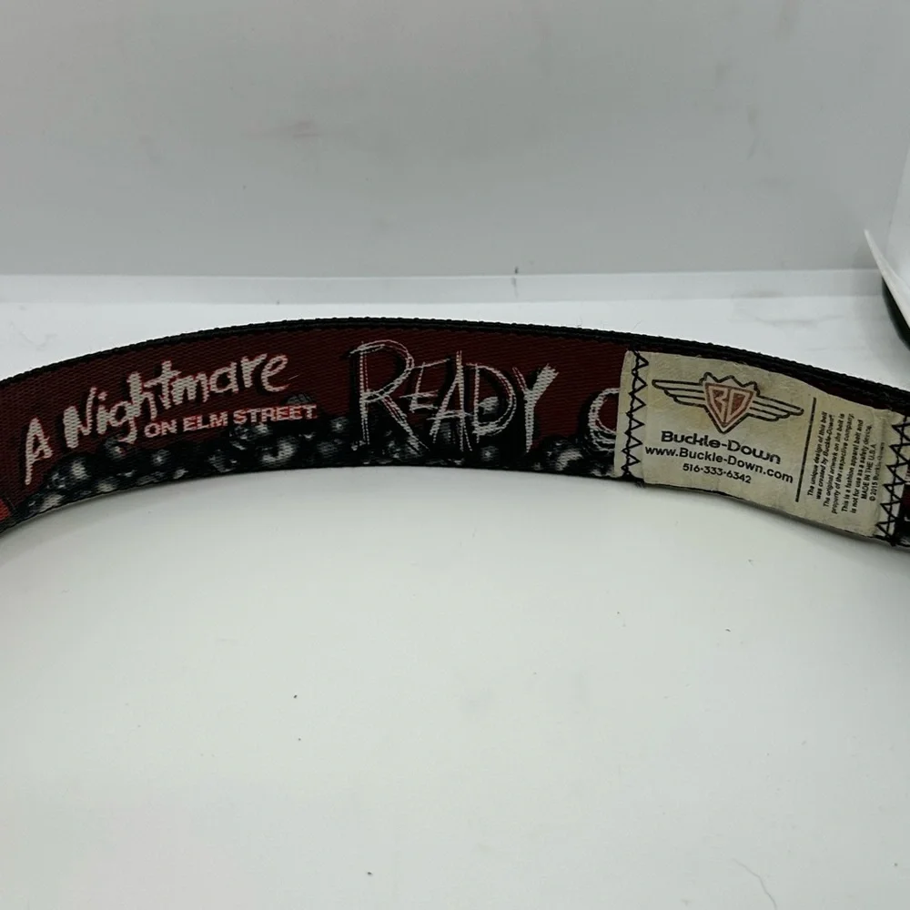 Buckle-Down Black and Brown Graphic Belt